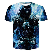 Load image into Gallery viewer, Skull Poker Print Men T-shirt 3D