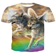 Load image into Gallery viewer, Wolf 3D Print T-Shirt