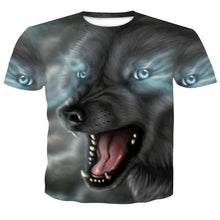 Load image into Gallery viewer, Wolf 3D Print T-Shirt