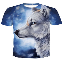 Load image into Gallery viewer, Wolf 3D Print T-Shirt