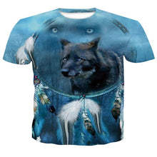 Load image into Gallery viewer, Wolf 3D Print T-Shirt