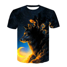 Load image into Gallery viewer, 3D Print Lightning lion Cool T-shirt Men/Women