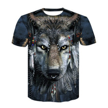 Load image into Gallery viewer, 3D Print Lightning lion Cool T-shirt Men/Women