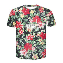 Load image into Gallery viewer, Beautiful Flowers Print T-shirt