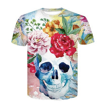 Load image into Gallery viewer, Beautiful Flowers Print T-shirt