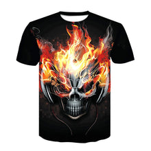 Load image into Gallery viewer, Skull T Shirt Halloween