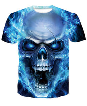 Load image into Gallery viewer, Skull T Shirt Halloween