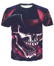 Load image into Gallery viewer, Skull T Shirt Halloween