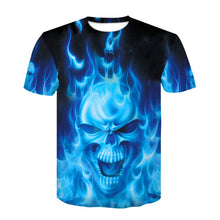 Load image into Gallery viewer, Skull T Shirt Halloween