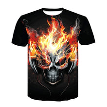Load image into Gallery viewer, Skull T Shirt Halloween