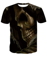 Load image into Gallery viewer, Skull T Shirt Halloween