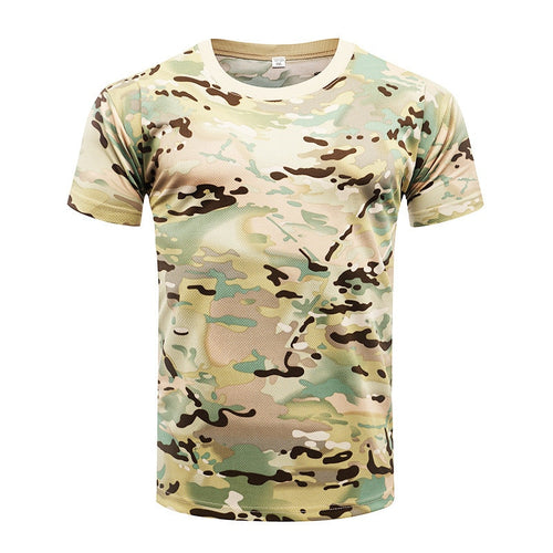 Summer Military Camouflage Men T-shirt