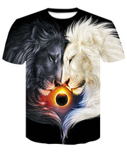 Load image into Gallery viewer, under the moonlight Wolf men's t-shirt