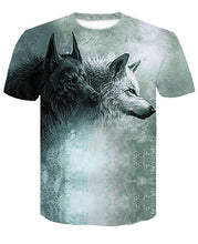 Load image into Gallery viewer, under the moonlight Wolf men&#39;s t-shirt