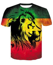 Load image into Gallery viewer, under the moonlight Wolf men's t-shirt