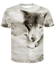 Load image into Gallery viewer, under the moonlight Wolf men's t-shirt