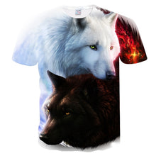 Load image into Gallery viewer, Wolf 3D Print T-Shirt Men