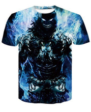 Load image into Gallery viewer, 3D skull men&#39;s t-shirt