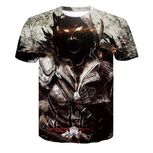 Load image into Gallery viewer, 3D skull men's t-shirt