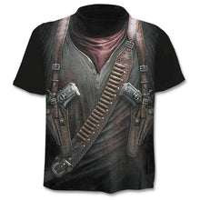 Load image into Gallery viewer, New Motorcycle Skull 3d T-Shirt Men