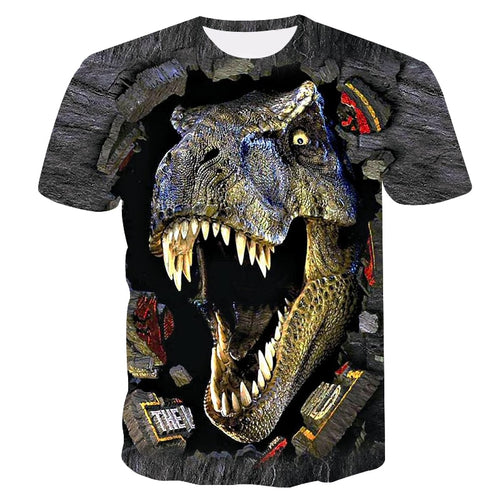 Dinosaur  Printed T-shirt Men