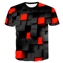 Load image into Gallery viewer, Plaid Diamond 3D T-Shirt