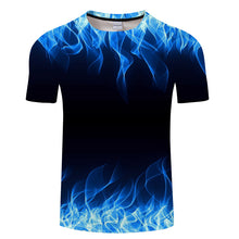 Load image into Gallery viewer, Blue 3D T-shirt