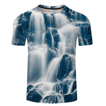 Load image into Gallery viewer, Blue 3D T-shirt