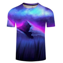 Load image into Gallery viewer, Blue 3D T-shirt