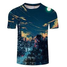 Load image into Gallery viewer, Blue 3D T-shirt