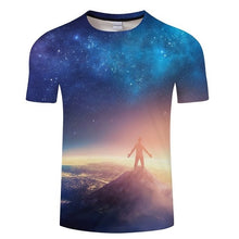 Load image into Gallery viewer, Blue 3D T-shirt