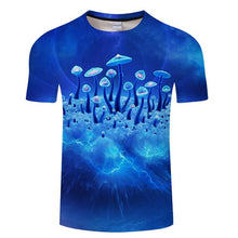 Load image into Gallery viewer, Blue 3D T-shirt