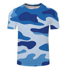 Load image into Gallery viewer, Blue 3D T-shirt