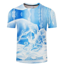 Load image into Gallery viewer, Blue 3D T-shirt