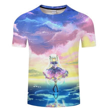 Load image into Gallery viewer, Blue 3D T-shirt