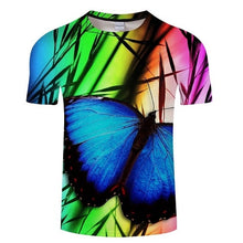 Load image into Gallery viewer, Blue 3D T-shirt