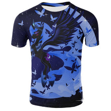 Load image into Gallery viewer, funny fish pattern printed t-shirt