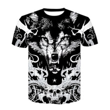 Load image into Gallery viewer, Wolf Warrior 3D T shirts Men