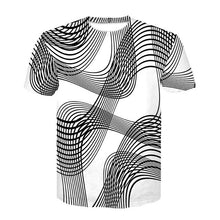 Load image into Gallery viewer, Wolf 3D Print Cool T-shirt Men