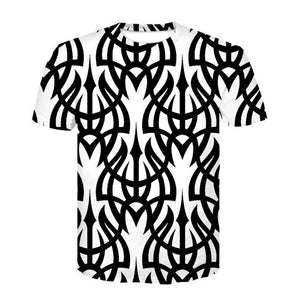 Wolf 3D Print Cool T-shirt Men
