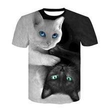 Load image into Gallery viewer, Wolf 3D Print Cool T-shirt Men