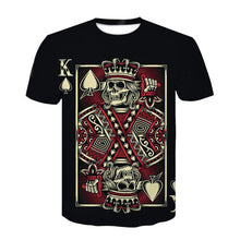 Load image into Gallery viewer, Poker T shirt Playing Cards