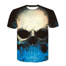 Load image into Gallery viewer, Skull  Print MenT-shirt 3D