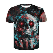 Load image into Gallery viewer, Skull  Print MenT-shirt 3D