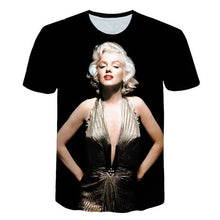 Load image into Gallery viewer, 3D Printedl Marilyn Monroe Printed T Shirt