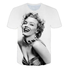 Load image into Gallery viewer, 3D Printedl Marilyn Monroe Printed T Shirt