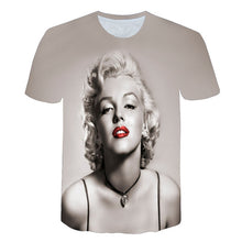 Load image into Gallery viewer, 3D Printedl Marilyn Monroe Printed T Shirt