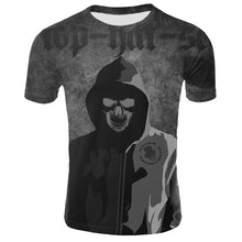 Load image into Gallery viewer, Summer Skull Short Sleeve T-shirt