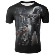 Load image into Gallery viewer, Summer Skull Short Sleeve T-shirt