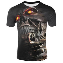 Load image into Gallery viewer, Summer Skull Short Sleeve T-shirt